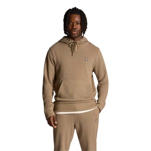 Lyle & Scott Mens Utility Loopback Hoodie (Beige)