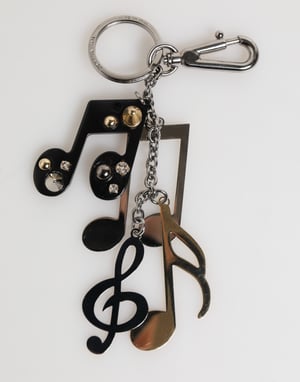 Music Notes Keychain