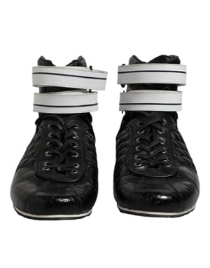 Hoge leren sneakers
