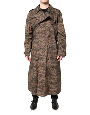 Långline Camo Trench Coat