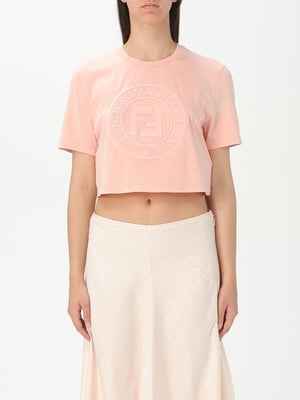 Korte T-shirt Geborduurd Logo