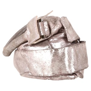 Fendi Wrap Around Shoulder Bag in Metallic Pink Leather