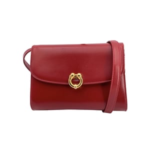 Vintage leren crossbodytas van Gucci