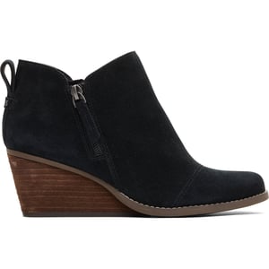 TOMS Goldie Textiele Vrouwen Zwarte Hak Enkelboots
