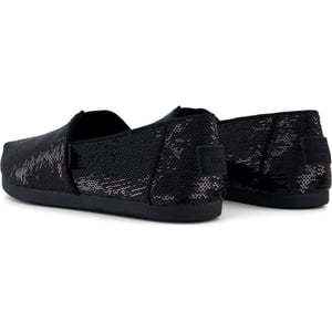 TOMS Alpargata Paljetter Textil Kvinnors Svarta Espadrillos