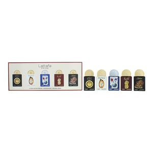 Lattafa Pride Nebras, Art of Wood, Art of Universe, Ansaam Gold, Kashan Eau de Parfum 5 x 20ml