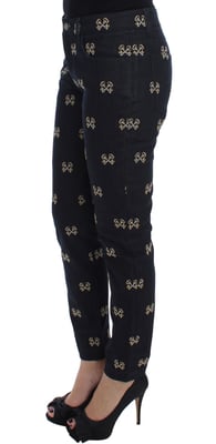 Key Print Slimfit Jeans