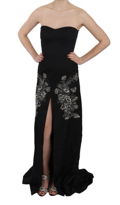John Richmond Embellished Gown Long Evening Dress