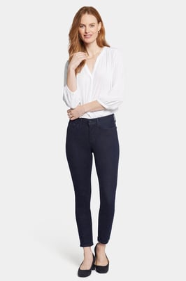 Alina Skinny Donkerblauw Premium Denim | Rinse