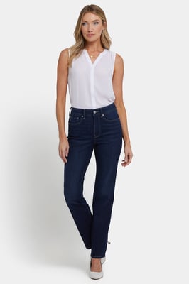 Marilyn Rechte Jeans | Middernacht Bries