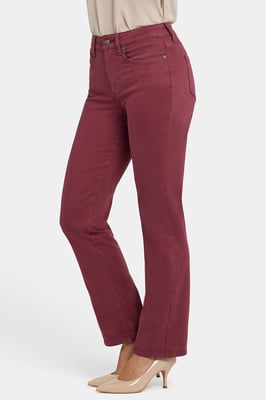 Marilyn Straight Jeans | Echte Bourgondië