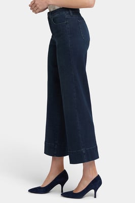 Teresa Wijde Been Enkel Jeans | Obsidiaan Blauw