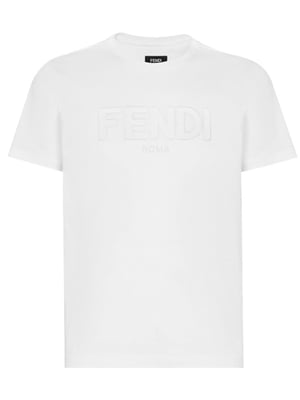 Zig-Zag Logo T-Shirt in White
