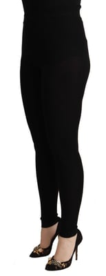 Dolce Gabbana Geribbelde Gebreide Leggings