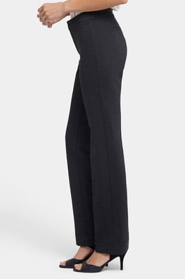 Slimme Broek in Ponte Knit | Charcoal Heather