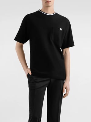 Patch Pocket T-Shirt in Black
