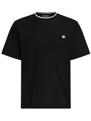 Patch Pocket T-Shirt in Black