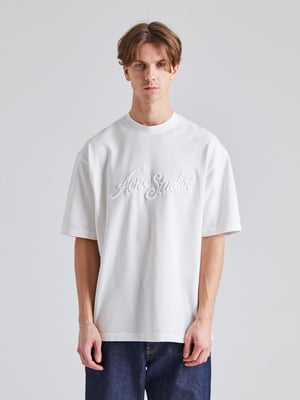 Embroidered Logo T-Shirt in White