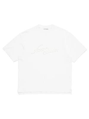 Embroidered Logo T-Shirt in White