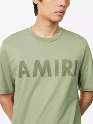 Logo Printed T-Shirt in Green