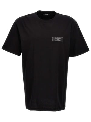 Logo Patch T-Shirt in Black