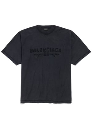 Logo Patch T-Shirt in Black