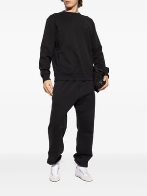 Logo Patch Sweatshirt in Black