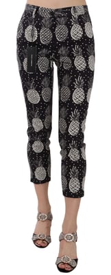 Ananasprint Cropped Broek