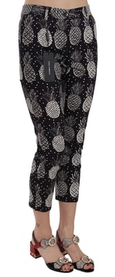 Ananasprint Cropped Broek