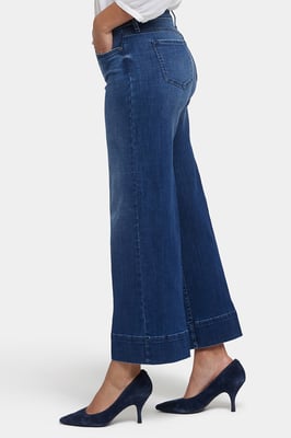 Teresa Wijde Pijpen Enkellange Jeans | Maanlicht