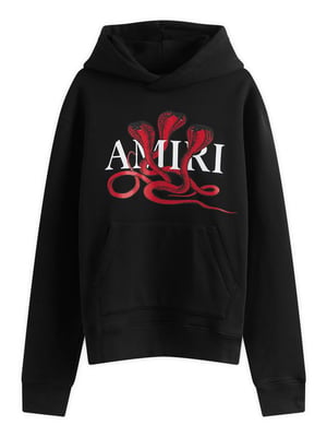 CNY Snake Hoodie in Black