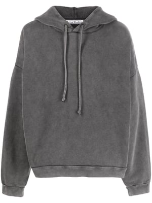Logo Patch Hoodie in Black