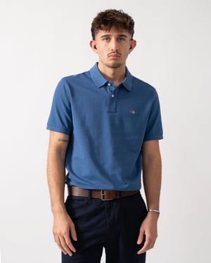 442 Regular Fit Polo in Blue