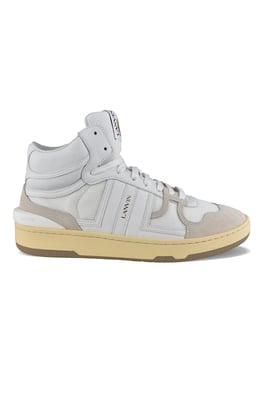 Lanvin Clay hoge sneakers Wit