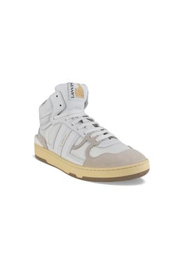 Lanvin Clay hoge sneakers Wit