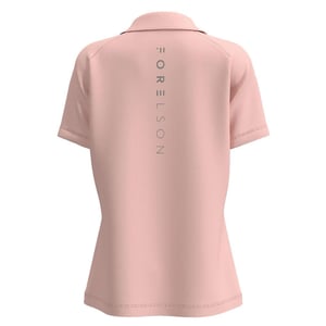Forelson Womens/Ladies Blockley Zip Neck Polo Shirt (Pink)
