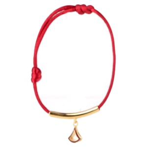 Bvlgari Divas’ Dream Bracelet in Red Cotton