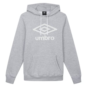 Umbro Herenlogo Hoodie (Grijze Mergel)