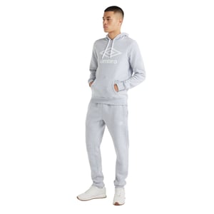 Umbro Herenlogo Hoodie (Grijze Mergel)