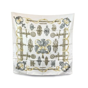 Hermes Vintage zijden sjaal Ferronnerie
