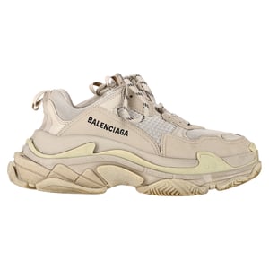Balenciaga Triple S Sneakers in Beige Polyester