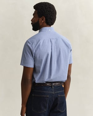 Short Sleeve Shirt in Medium Blue