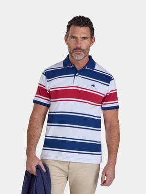 Wide Stripe Jersey Polo