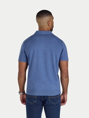 Short Sleeve Knitted Polo