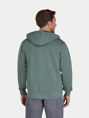 Garment Dyed Zip Hoodie Sweat