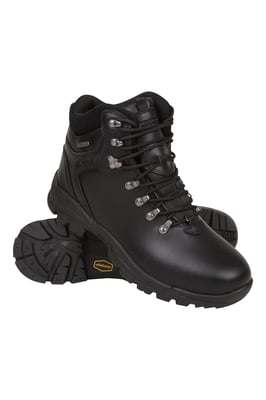 'Latitude II Extreme' Men's Leather Boots Waterproof Hiking Shoes Black