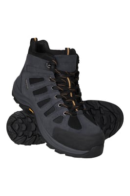 'Vertex' Men's Extreme Vibram Boots with Deep Lugs Waterproof Breathable Boot Grey