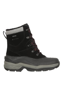'Snowdon Extreme' Men's Snow Boots Waterproof Thermal Winter Shoes Black