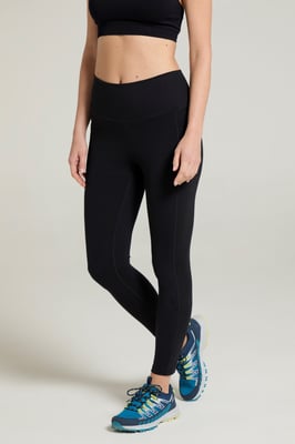 'Breeze' Women's Hiking Leggings Quick Dry Stretchy Bottoms Black