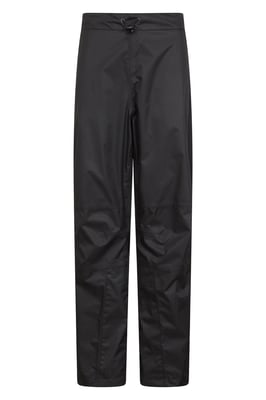 'Spray' Women's Short Overtrousers with Taped Seams Waterproof Pants Black